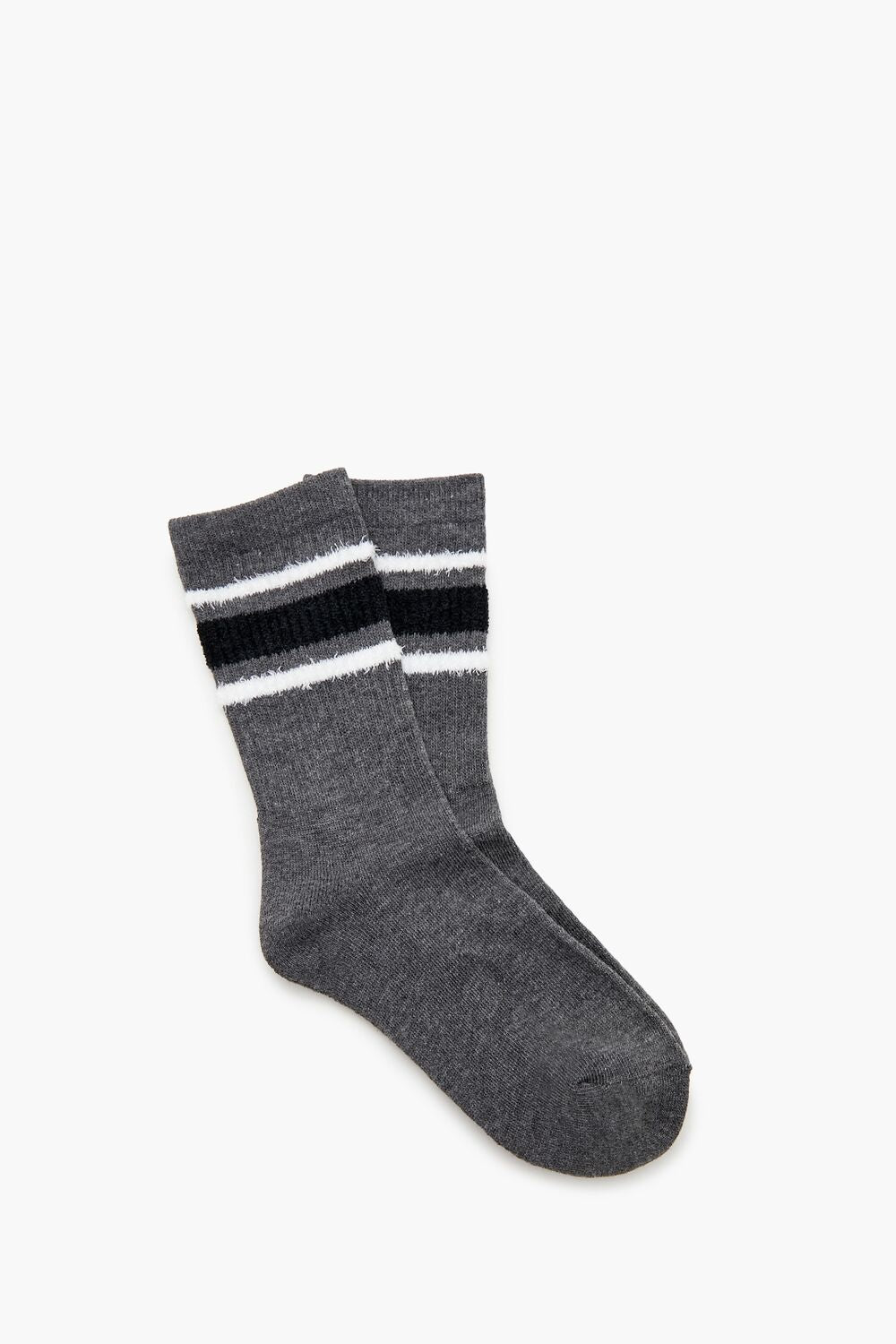 Striped-Trim Crew Socks | Forever 21 near me