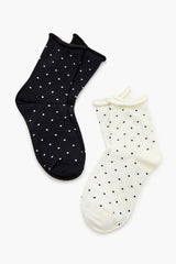 Polka Dot Crew Socks Set - 2 pack | Forever 21 on sale