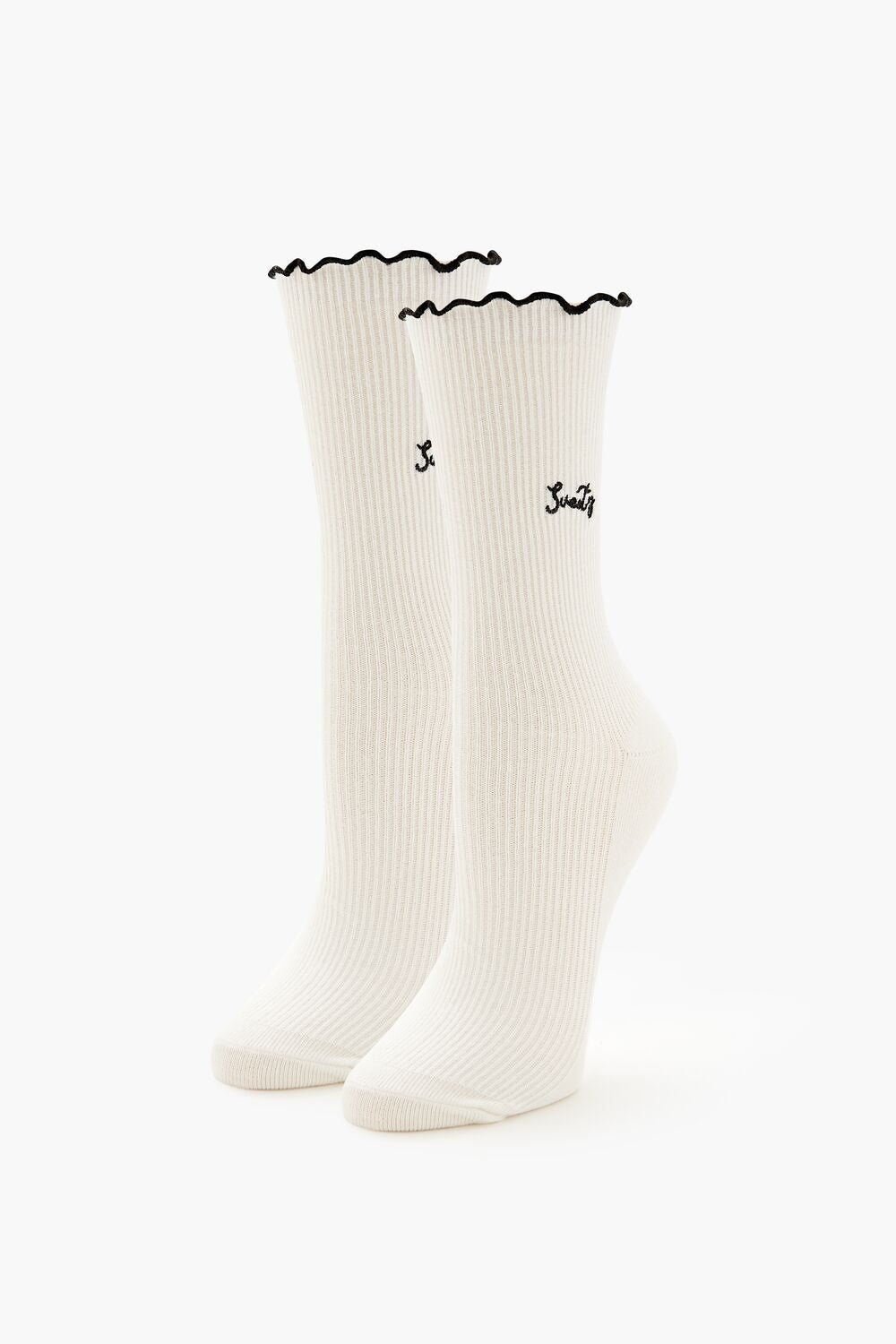 Lettuce-Edge Sweety Crew Socks | Forever 21 discount