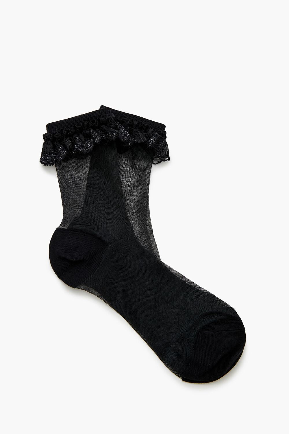 Lace-Trim Mesh Crew Socks | Forever 21 US
