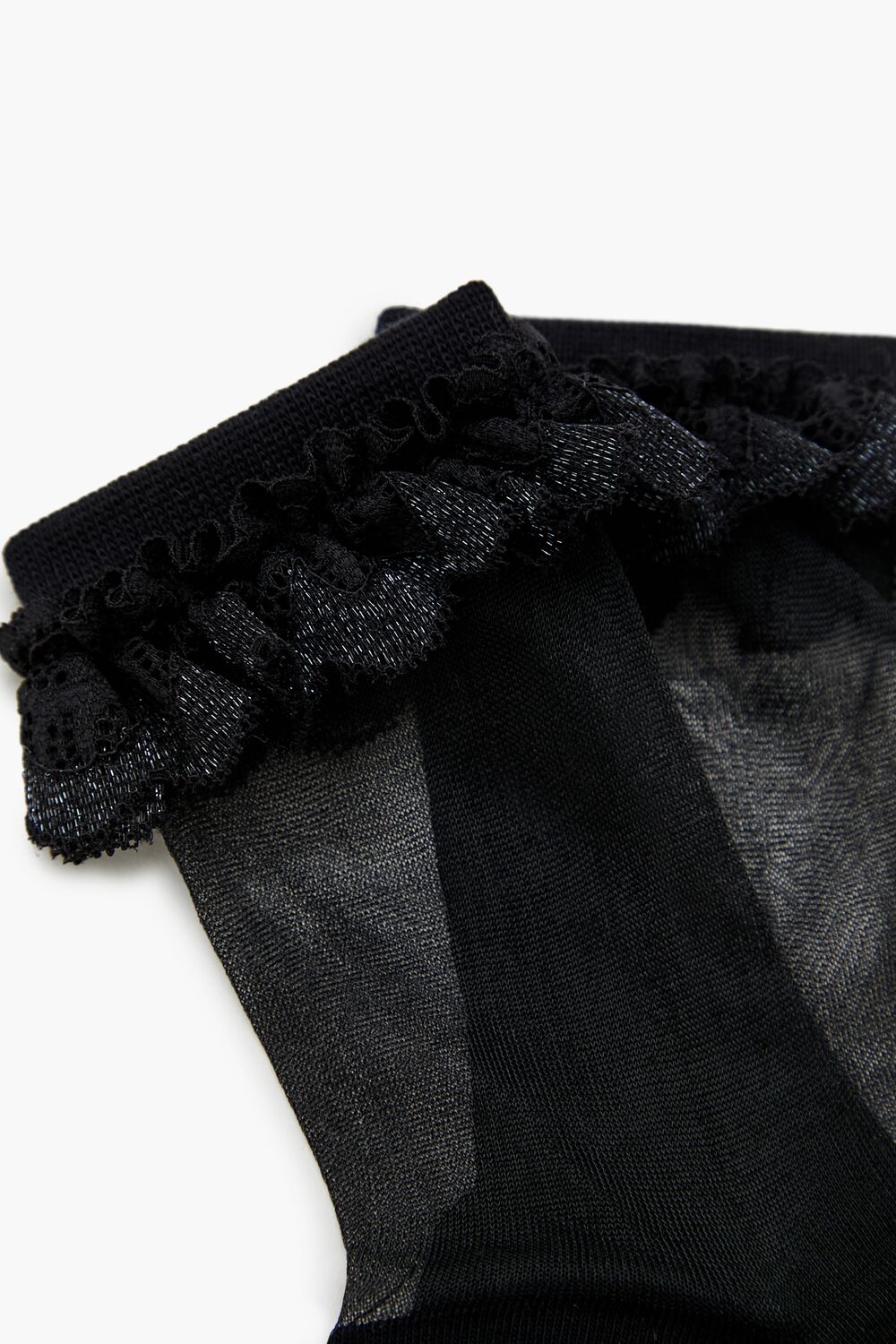 Lace-Trim Mesh Crew Socks | Forever 21 US