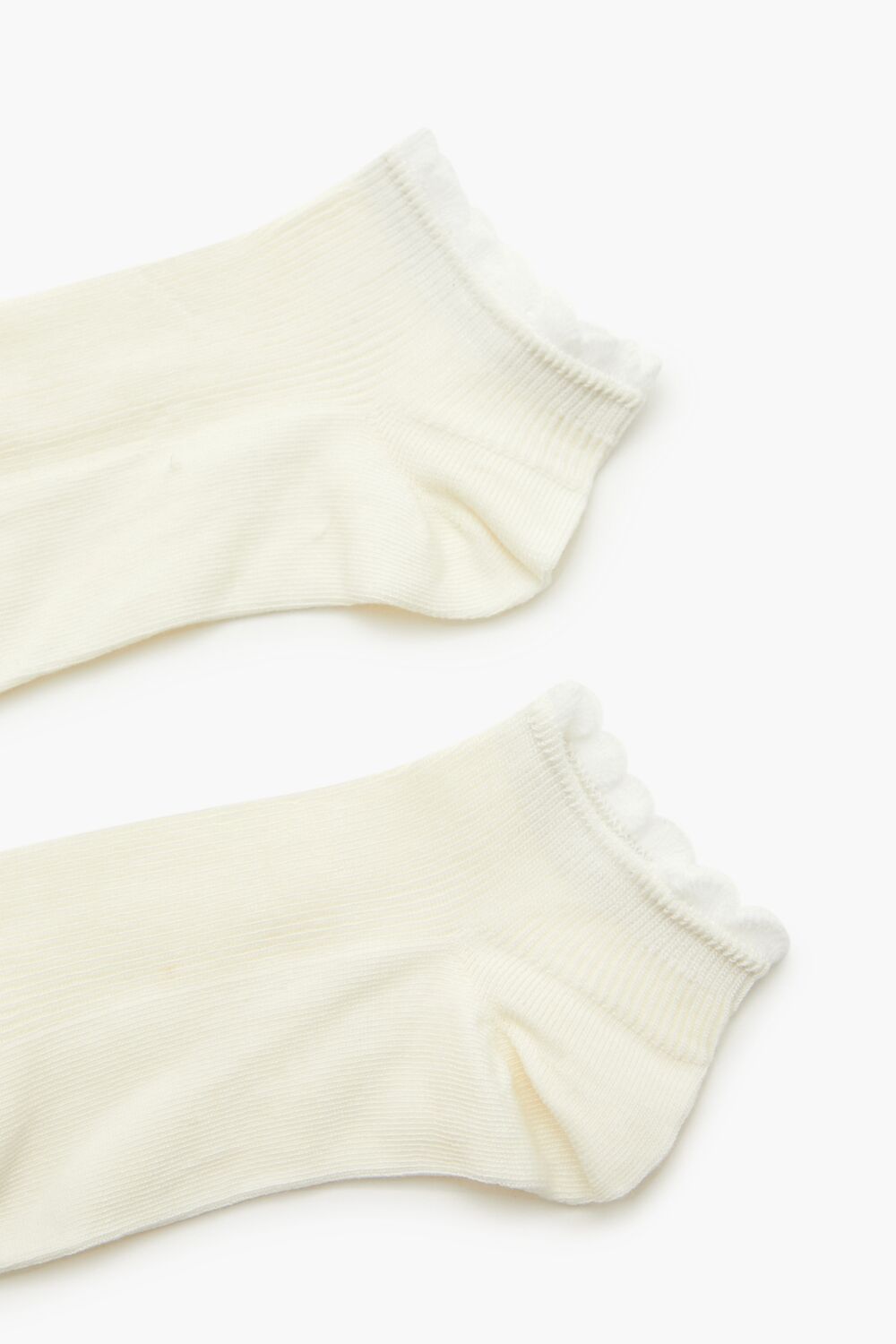 Ruffle-Trim Ankle Socks Set - 3 pack | Forever 21 US