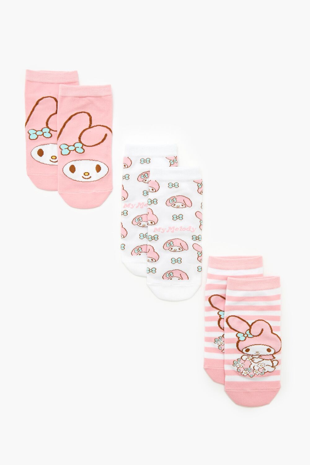My Melody Ankle Socks Set - 3 pack | Forever 21 near me