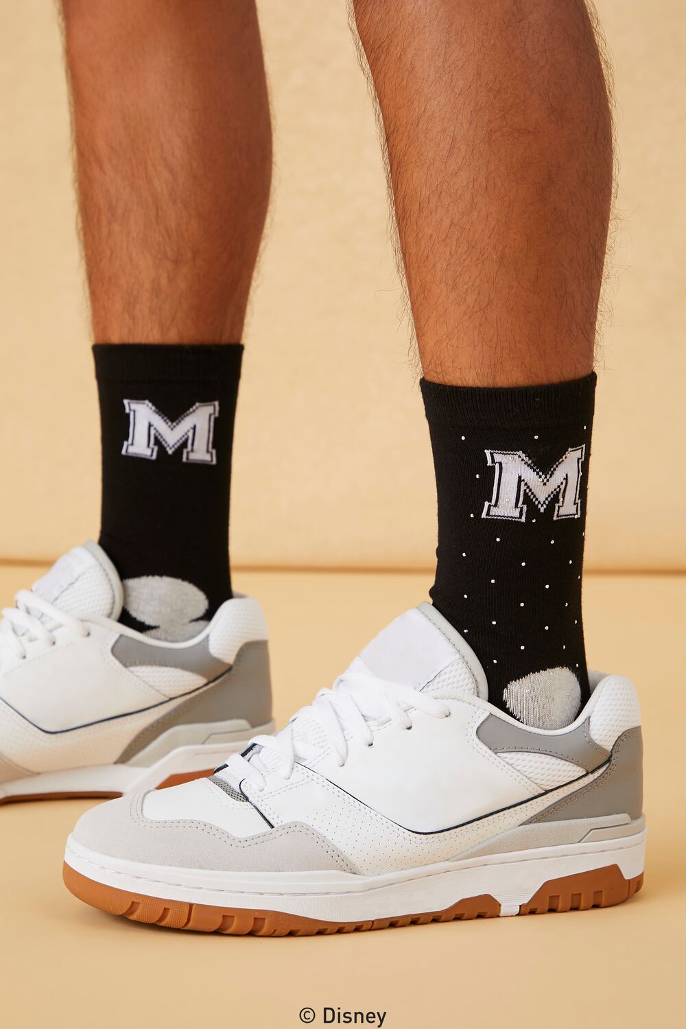 Disney Mickey Mouse Rhinestone Crew Socks | Forever 21 sale