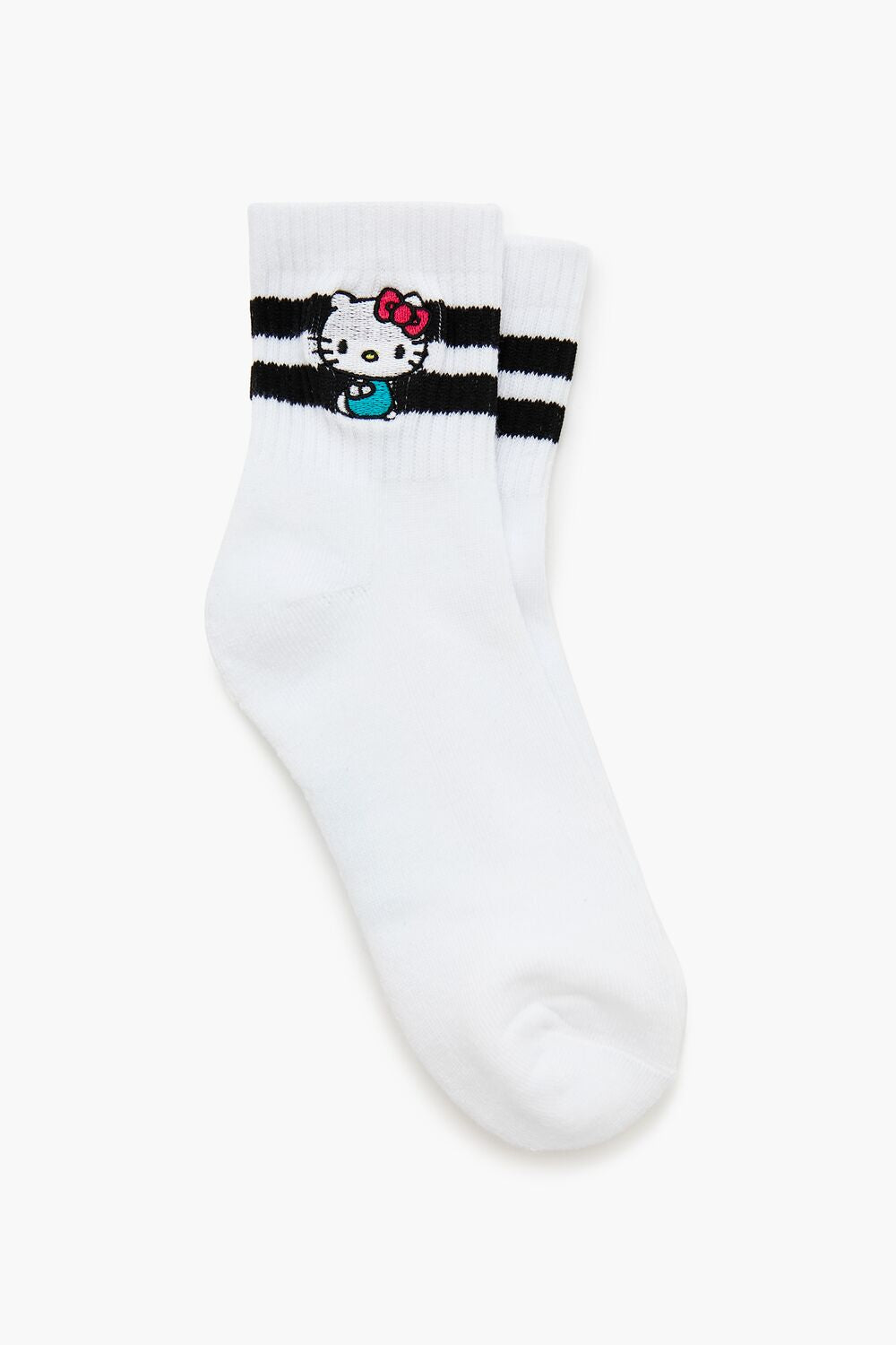 Hello Kitty Varsity-Striped Crew Socks | Forever 21 discount