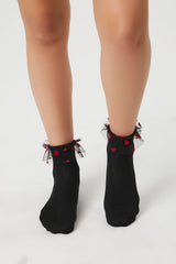 Heart Ruffle Crew Socks | Forever 21 online