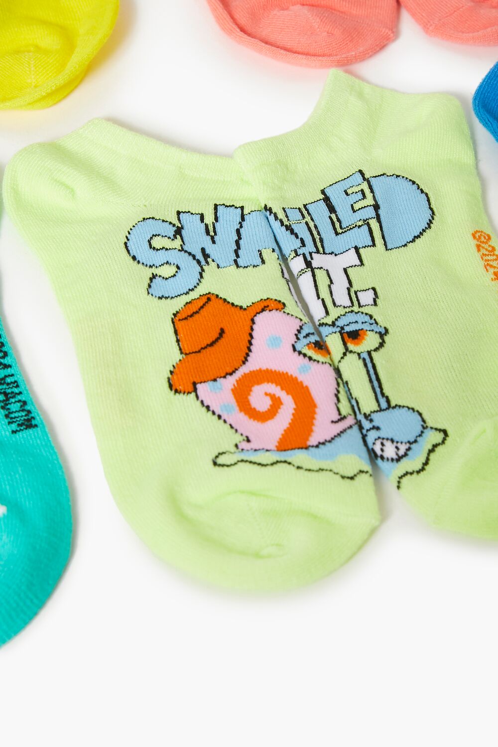 SpongeBob SquarePants Ankle Socks Set - 5 pack | Forever 21 US