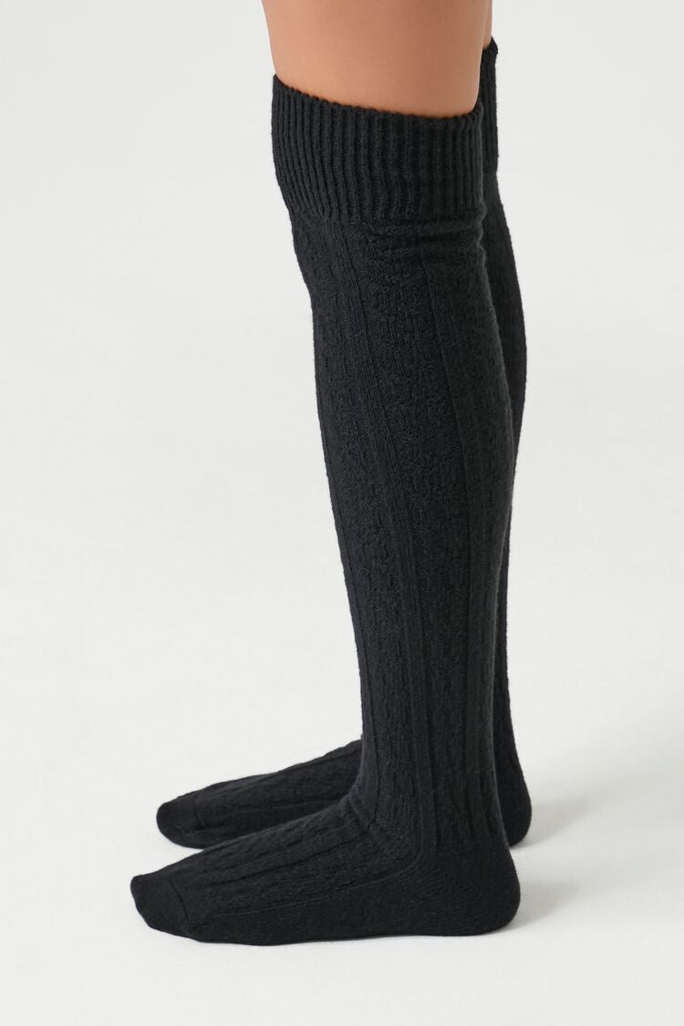 Cable Knit Knee-High Socks | Forever 21 sale