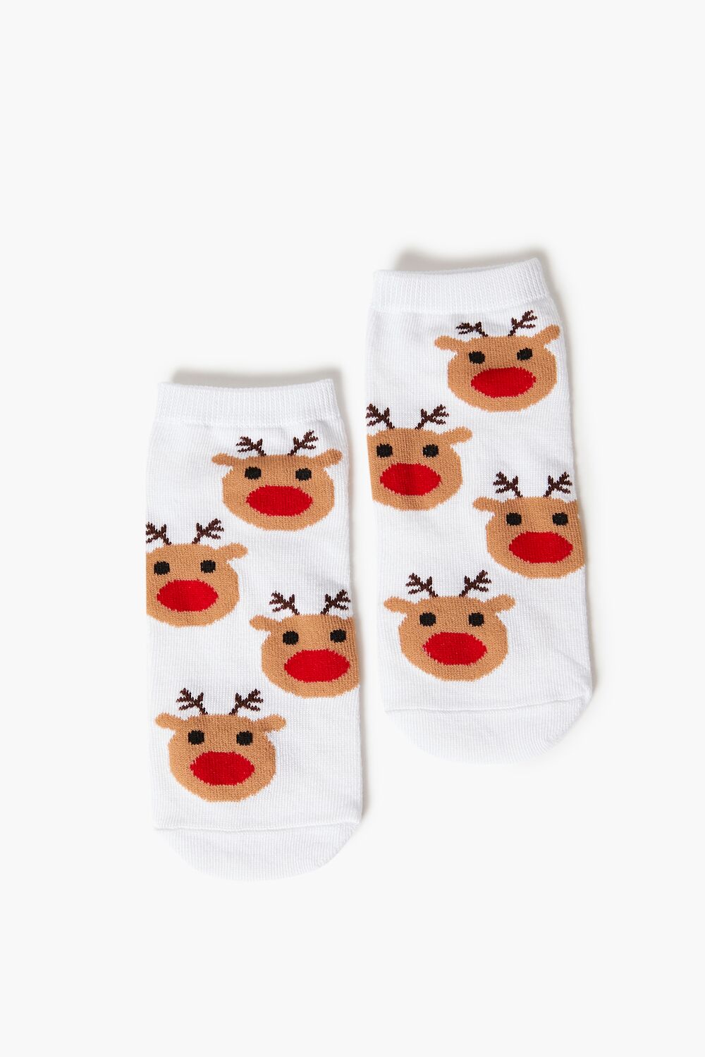 Reindeer Print Ankle Socks | Forever 21 US