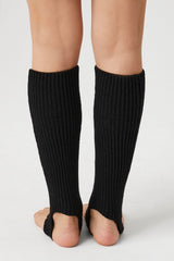Ribbed Knit Stirrup Leg Warmers | Forever 21 US