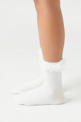 Ruffle-Trim Crew Socks | Forever 21 sale