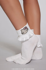 Ruffle Hello Kitty Crew Socks | Forever 21 on sale
