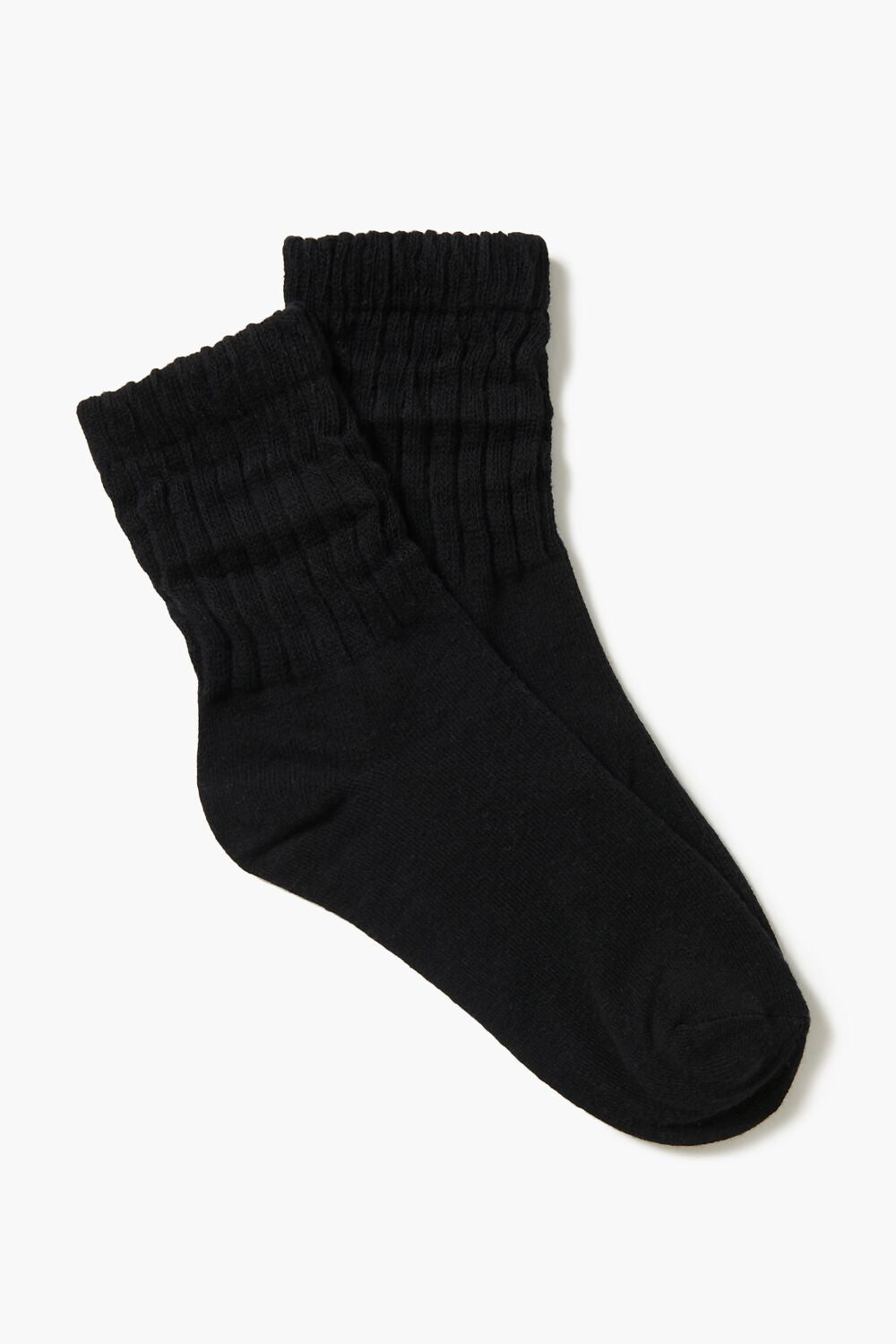 Crinkle Ribbed Knit Crew Socks | Forever 21 on sale