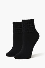 Crinkle Ribbed Knit Crew Socks | Forever 21 on sale