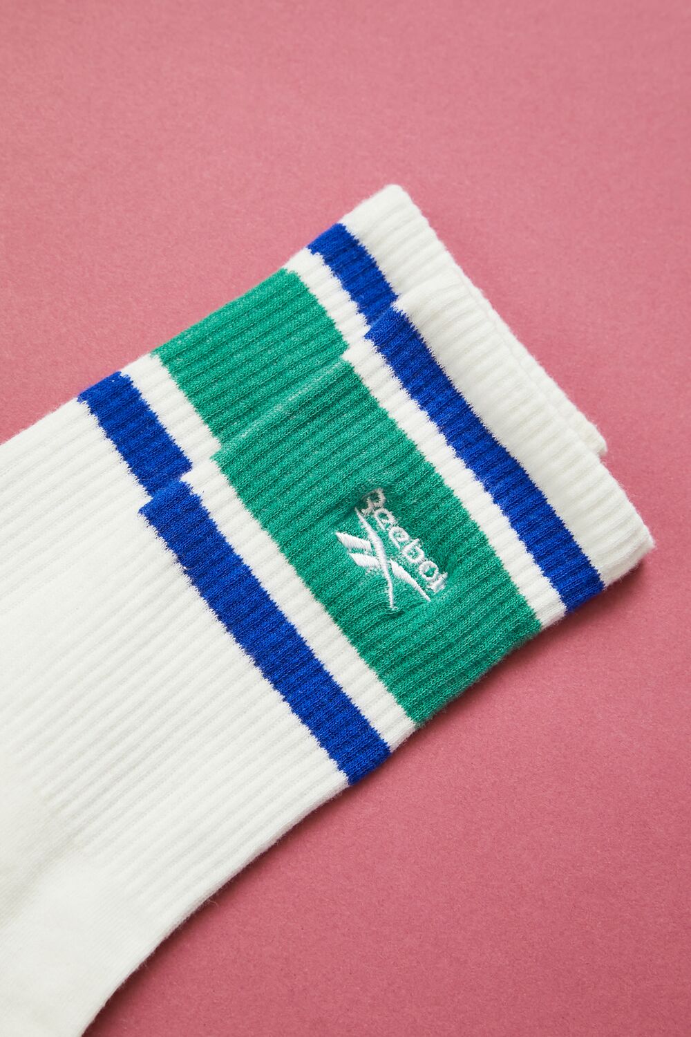 Reebok Varsity-Striped Crew Socks | Forever 21 discount