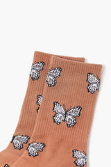 Butterfly Print Crew Socks | Forever 21 outlet