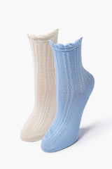 Scalloped Crew Sock Set | Forever 21 sale