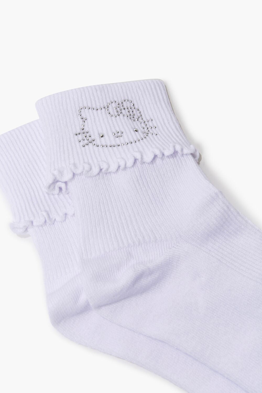 Rhinestone Hello Kitty Crew Socks | Forever 21 on sale