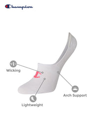 Champion Women's 6 Pack Invisible Liner Socks | Forever 21 online