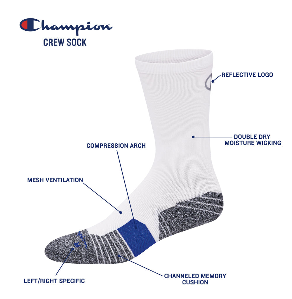 Champion Men's Crew 3 Pack Socks | Forever 21 outlet