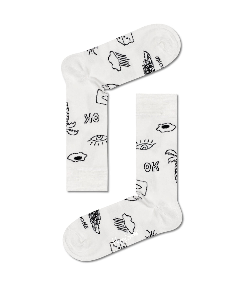 4-Pack Black And White Socks Gift Set Multi | Forever 21 US
