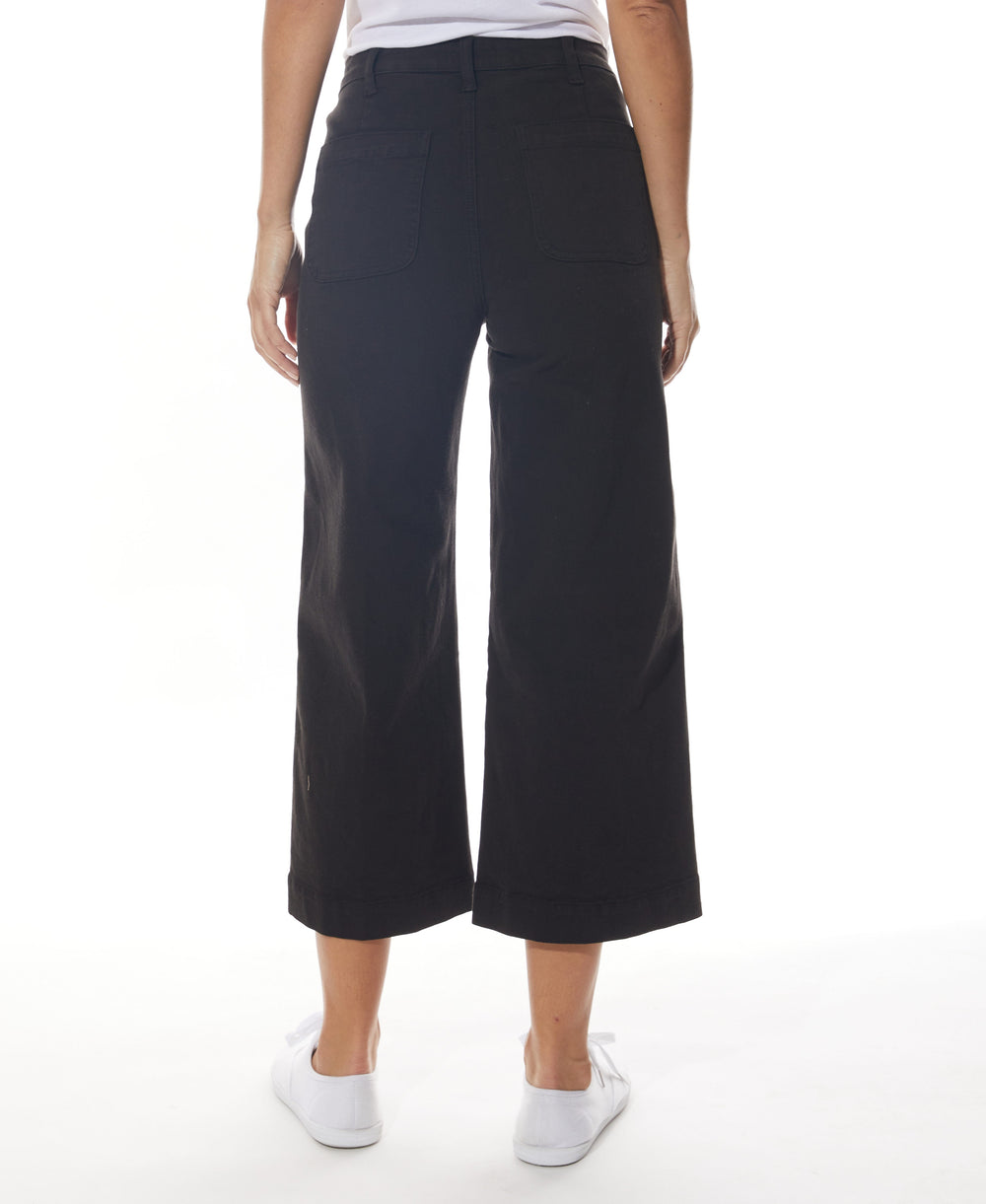 High Rise Crop Trousers with Front Pockets | Forever 21 Women